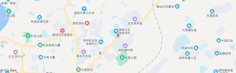 邵阳省机械工业技术学院_公交站地图_邵阳公交_妙搜公交查询2024