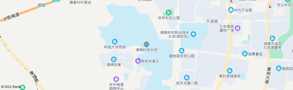 湘潭科技大学_公交站地图_湘潭公交_妙搜公交查询2024