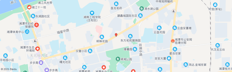 湘潭中天家居广场(红旗商贸城)_公交站地图_湘潭公交_妙搜公交查询2024