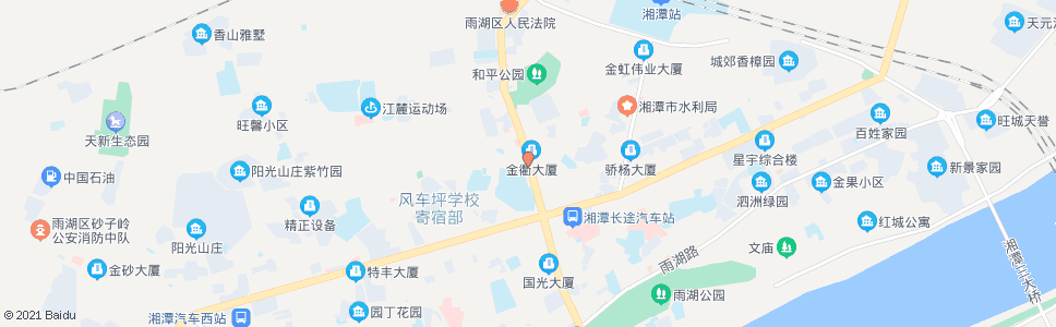 湘潭湘运总公司(眼科医院)_公交站地图_湘潭公交_妙搜公交查询2024