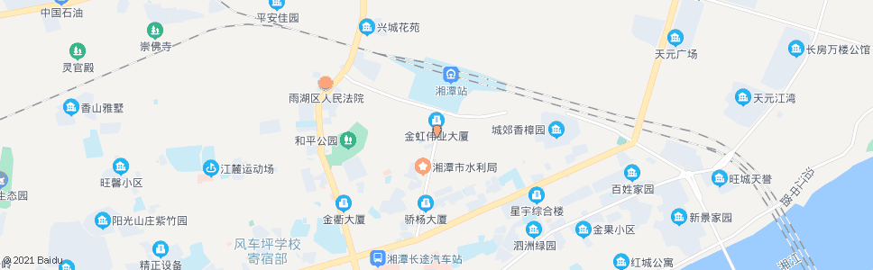 湘潭草塘市场_公交站地图_湘潭公交_妙搜公交查询2025