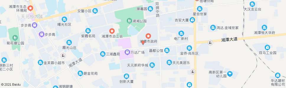 湘潭裕丰宾馆(银杏路口)_公交站地图_湘潭公交_妙搜公交查询2024