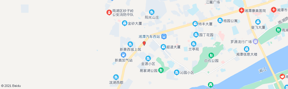 湘潭砂子岭(电器市场)_公交站地图_湘潭公交_妙搜公交查询2024