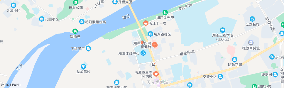 湘潭三角坪(体育中心)_公交站地图_湘潭公交_妙搜公交查询2024