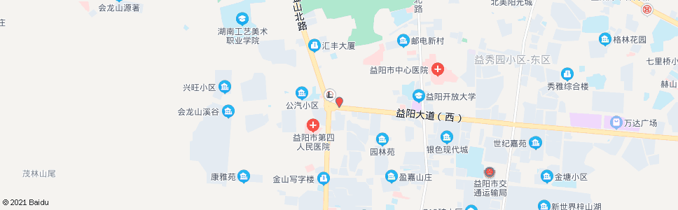 益阳益阳大道路口_公交站地图_益阳公交_妙搜公交查询2024