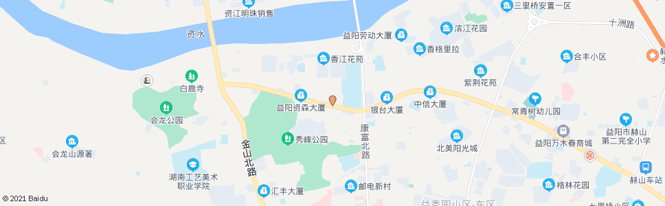 益阳城建档案馆_公交站地图_益阳公交_妙搜公交查询2024