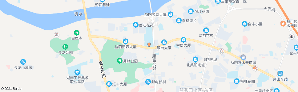 益阳市一中_公交站地图_益阳公交_妙搜公交查询2024