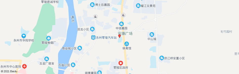 永州零陵黄古山小学_公交站地图_永州公交_妙搜公交查询2024