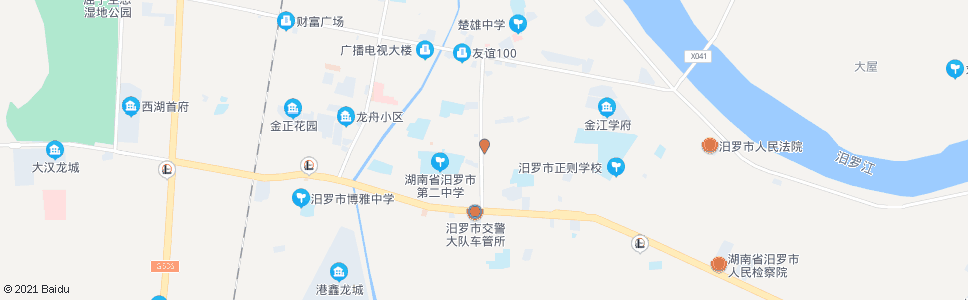 岳阳建设银行(荣家路口)_公交站地图_岳阳公交_妙搜公交查询2024