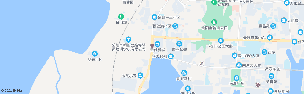 岳阳污水处理厂_公交站地图_岳阳公交_妙搜公交查询2024