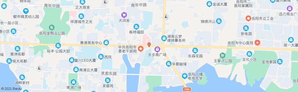 岳阳湘岳医院_公交站地图_岳阳公交_妙搜公交查询2024