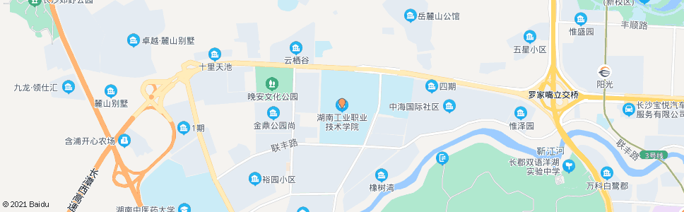 岳阳工业职院_公交站地图_岳阳公交_妙搜公交查询2024