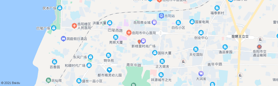 岳阳新格里广场_公交站地图_岳阳公交_妙搜公交查询2024