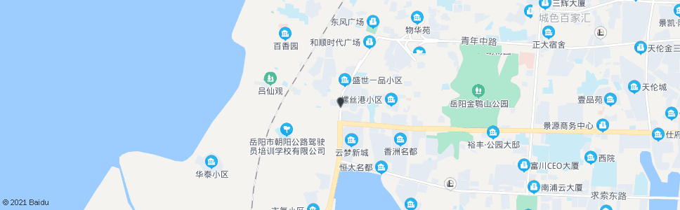 岳阳湖景花园西_公交站地图_岳阳公交_妙搜公交查询2024