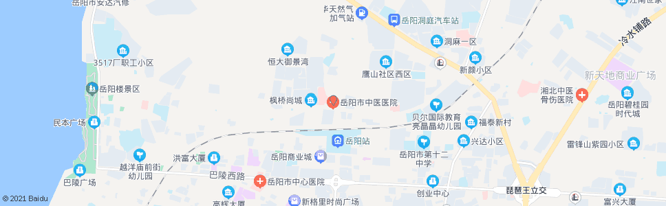 岳阳市中医院_公交站地图_岳阳公交_妙搜公交查询2024