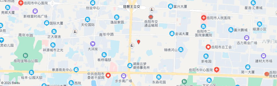 岳阳青春园大酒店_公交站地图_岳阳公交_妙搜公交查询2024