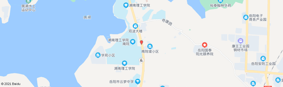 岳阳湖南理工学院南院_公交站地图_岳阳公交_妙搜公交查询2024