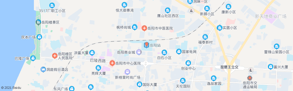 岳阳十字路口_公交站地图_岳阳公交_妙搜公交查询2024