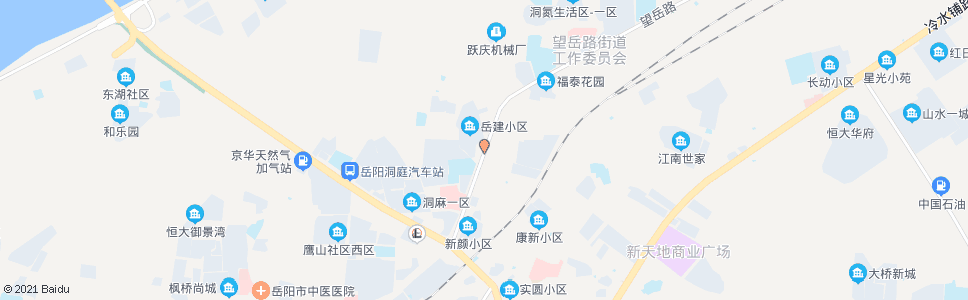 岳阳省建五公司_公交站地图_岳阳公交_妙搜公交查询2024