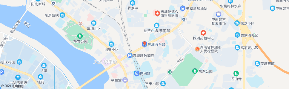 株洲汽车城_公交站地图_株洲公交_妙搜公交查询2024