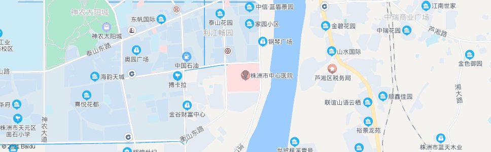 株洲中心医院_公交站地图_株洲公交_妙搜公交查询2024