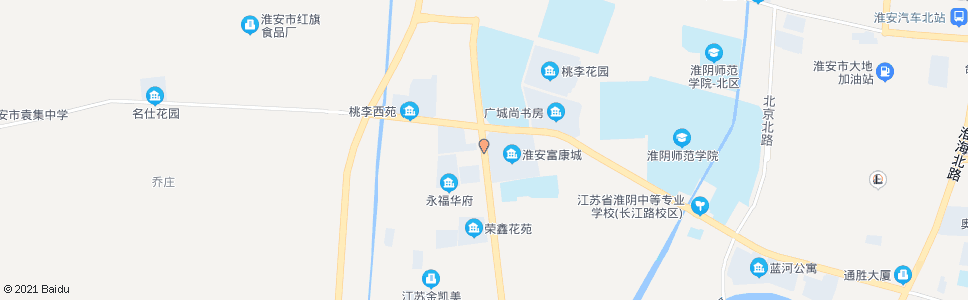 淮安杜庄村_公交站地图_淮安公交_妙搜公交查询2024