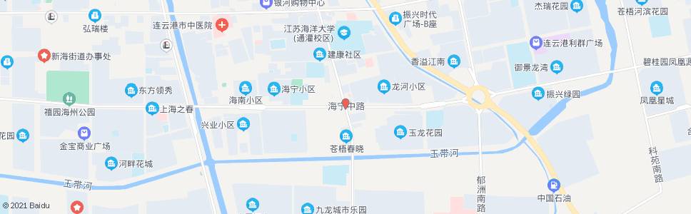 连云港秦东门大街通灌路(南)_公交站地图_连云港公交_妙搜公交查询2024