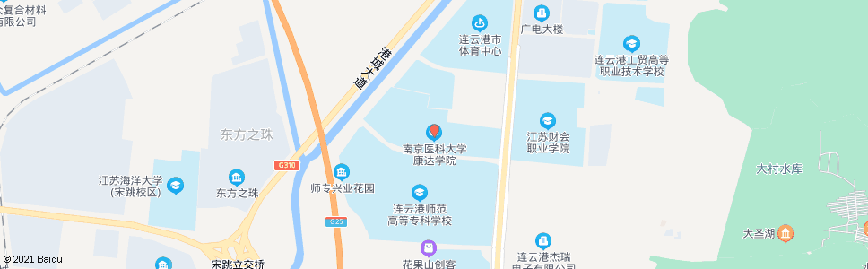 连云港康达学院_公交站地图_连云港公交_妙搜公交查询2024