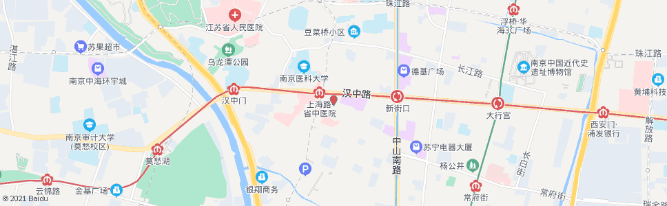 南京江苏建康学院_公交站地图_南京公交_妙搜公交查询2024