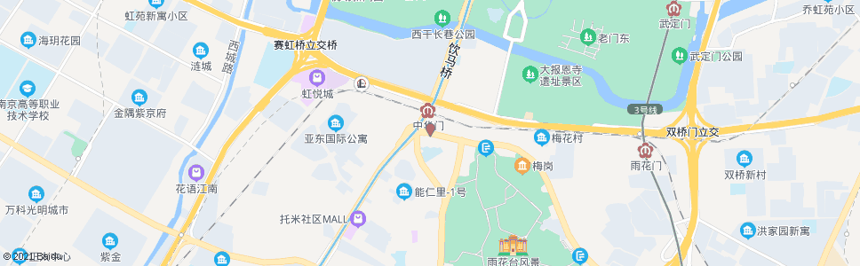 南京雨花西路北_公交站地图_南京公交_妙搜公交查询2024