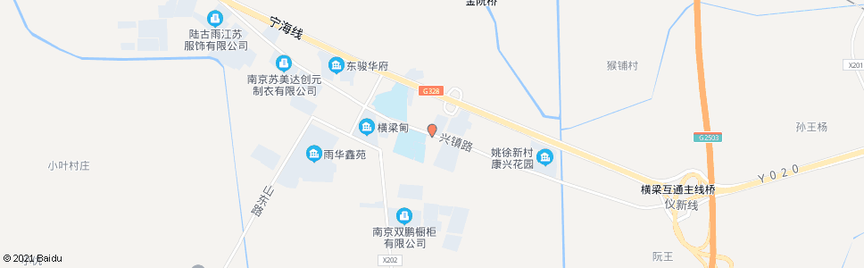 南京横梁小学_公交站地图_南京公交_妙搜公交查询2024