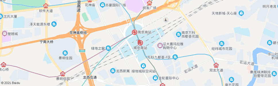 南京南工院西站_公交站地图_南京公交_妙搜公交查询2024