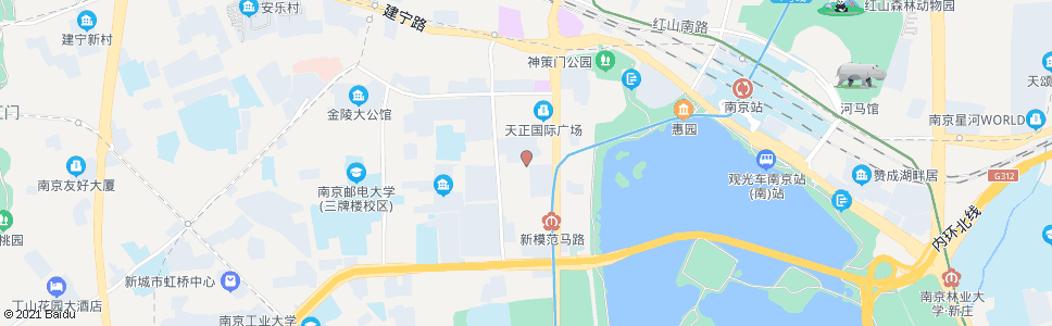 南京许府巷江西路_公交站地图_南京公交_妙搜公交查询2024