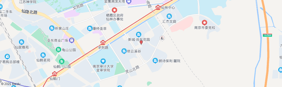 南京尚东路_公交站地图_南京公交_妙搜公交查询2024