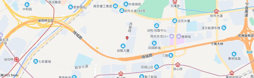 南京西春路_公交站地图_南京公交_妙搜公交查询2024