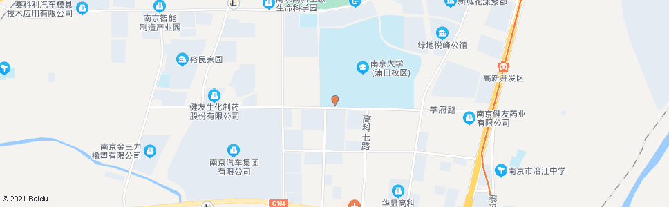 南京江警学院浦口校区西门_公交站地图_南京公交_妙搜公交查询2024