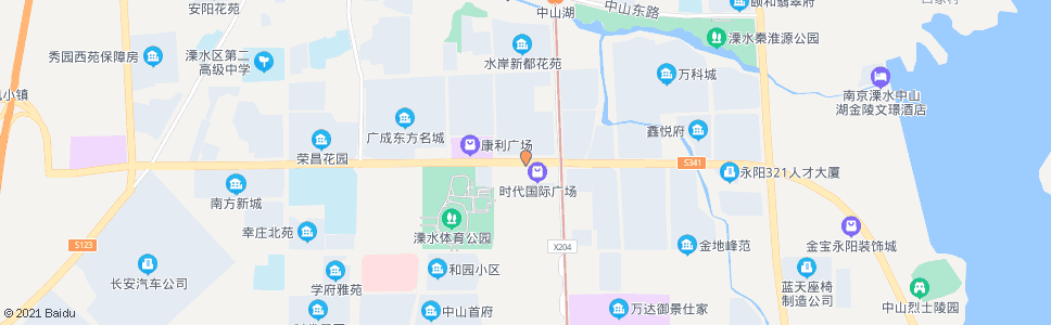 南京水岸康城南_公交站地图_南京公交_妙搜公交查询2024