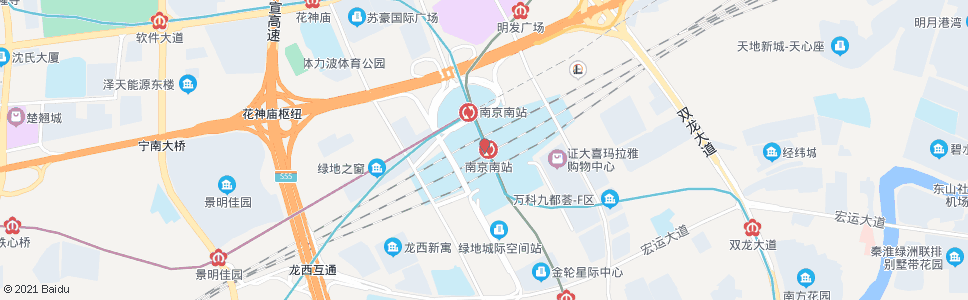 南京江宁街道南_公交站地图_南京公交_妙搜公交查询2024