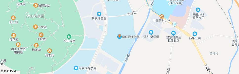 南京晓庄学院_公交站地图_南京公交_妙搜公交查询2024