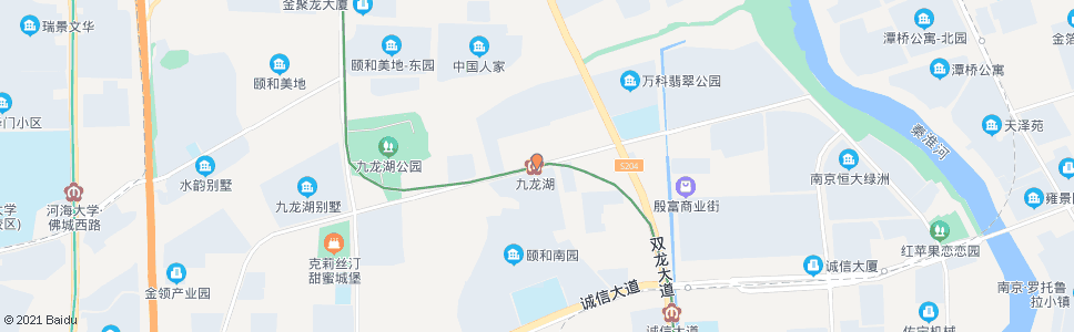 南京清水亭西路双龙大道_公交站地图_南京公交_妙搜公交查询2024