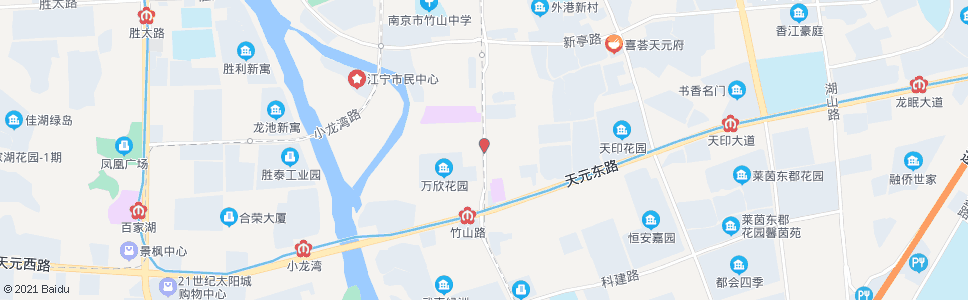 南京天泰路(东山派出所)_公交站地图_南京公交_妙搜公交查询2024