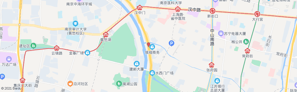 南京虎踞南路建邺路_公交站地图_南京公交_妙搜公交查询2024