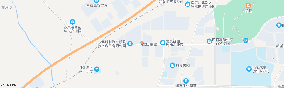 南京龙山南路蓝海路_公交站地图_南京公交_妙搜公交查询2024