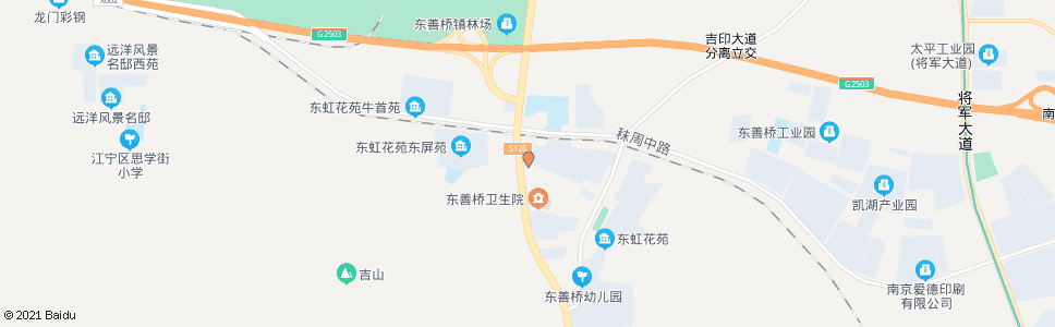 南京东善桥小学_公交站地图_南京公交_妙搜公交查询2024