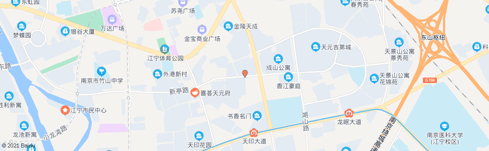 南京新亭大街东站_公交站地图_南京公交_妙搜公交查询2024