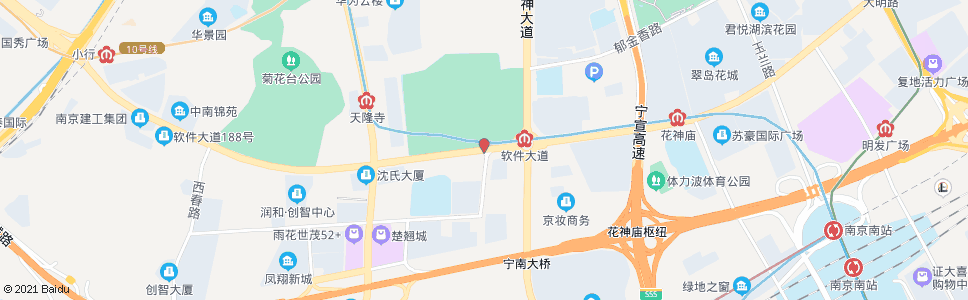 南京软件大道(共青广场)_公交站地图_南京公交_妙搜公交查询2024