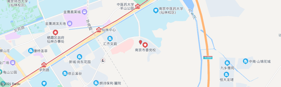 南京学原路_公交站地图_南京公交_妙搜公交查询2024