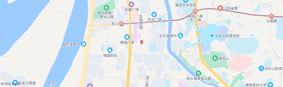 南京龙江新城市广场南_公交站地图_南京公交_妙搜公交查询2024