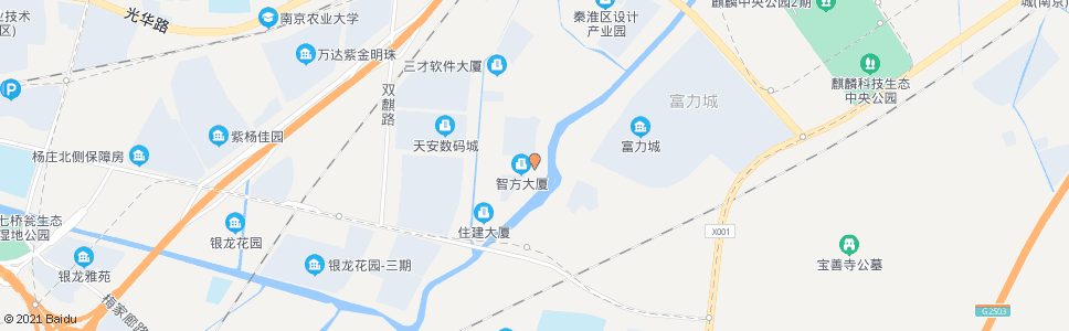 南京白下高新园区南_公交站地图_南京公交_妙搜公交查询2024