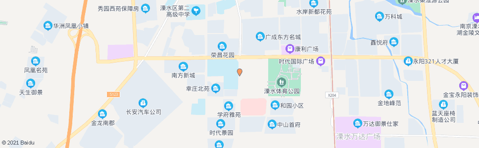 南京省溧中东_公交站地图_南京公交_妙搜公交查询2024